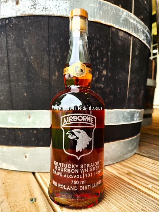 Etched Screaming Eagle/101st Airborne