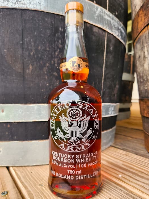 Etched Army bottle