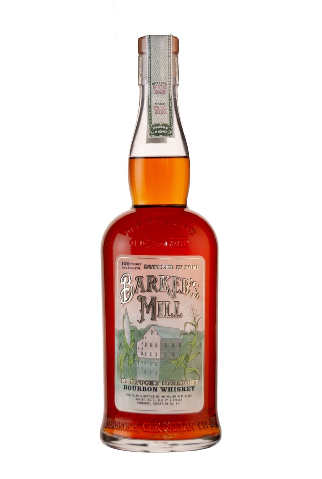 Barker's mill Bottle Front