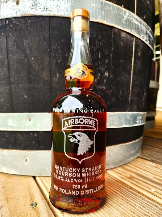 Etched Screaming Eagle/101st Airborne